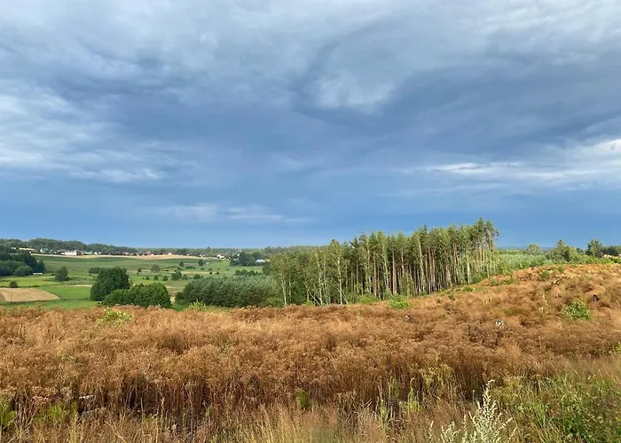 Dom Z Basenem I Widokiem Na łąkę Radun